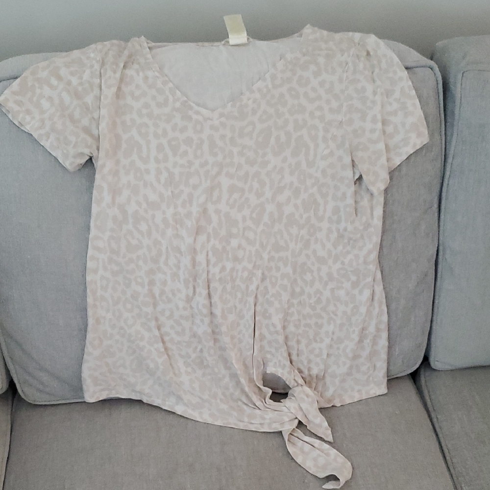 Matty M Animal Print Top